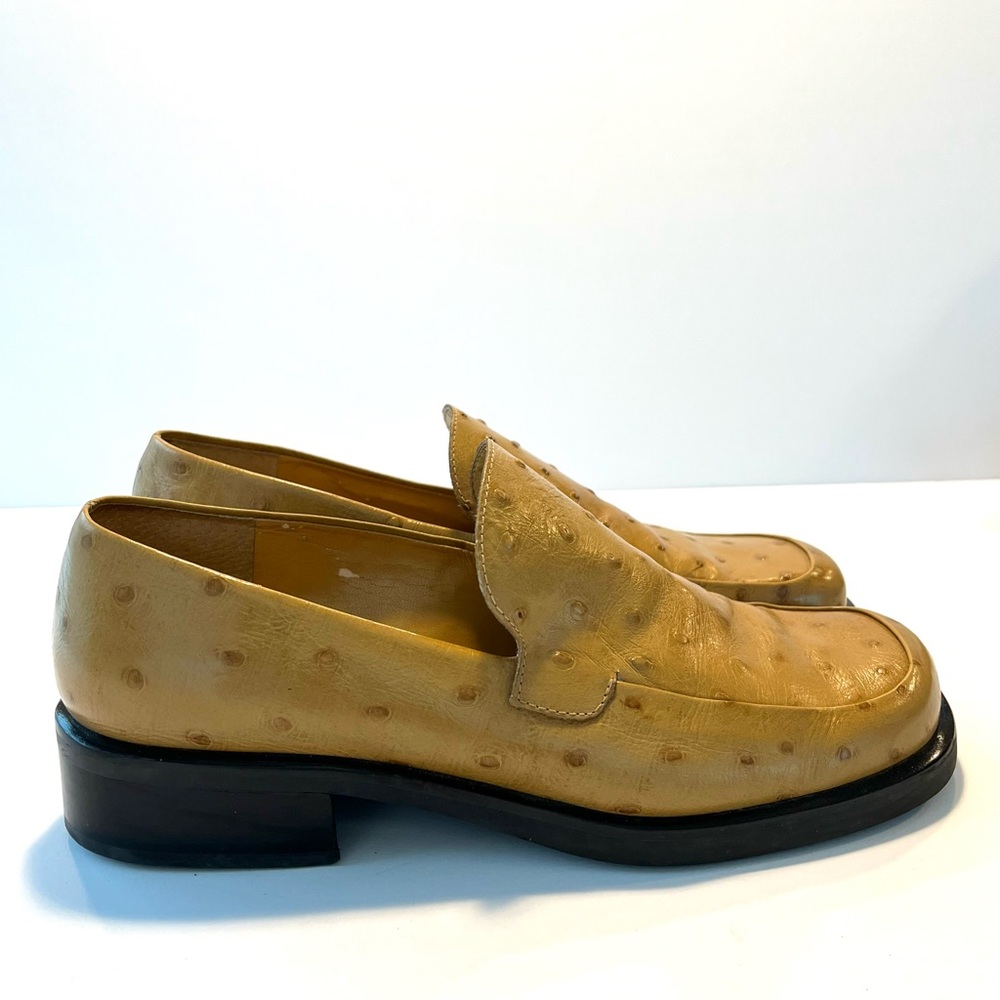 Franco Sarto Women’s Tan Leather Loafers Size 8.5